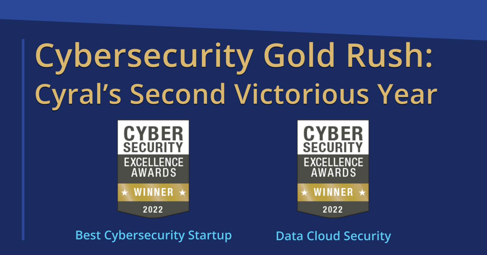 Cyber Security Excellence Awards 2022 - Cyral Wins Gold Blog